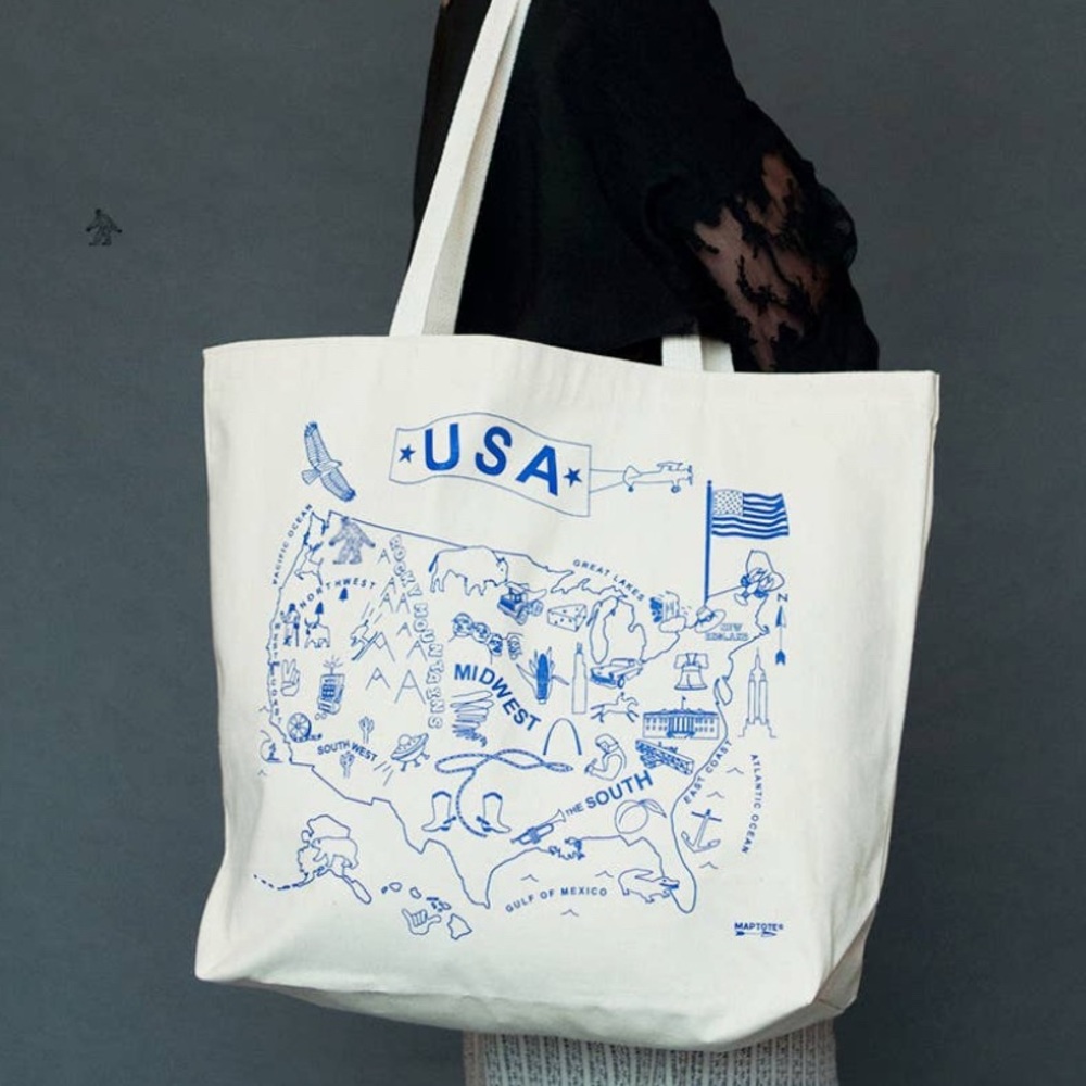 BRAND NEW Maptote USA Beach Tote